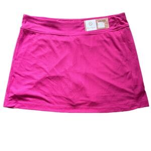 BEN HOGAN Golf Skort 2XL Pink 16 Inch Pull On Stretch Tennis Athletic NWT